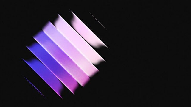 Abstract glass stripes with purple gradient - background