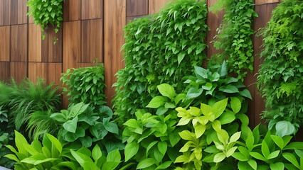 Vertical arrangement of plants maximizes limited space, making it ideal for urban environments and small areas