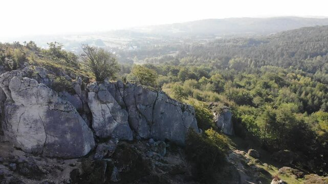 Mount Zbor&oacute;w in Kroczyce, Poland