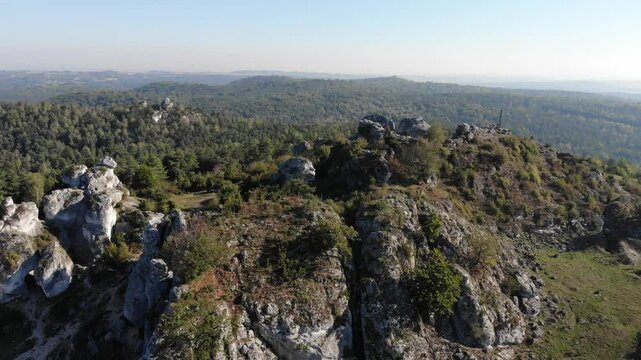 Mount Zbor&oacute;w in Kroczyce, Poland