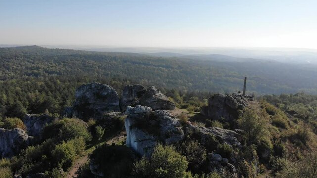 Mount Zbor&oacute;w in Kroczyce, Poland