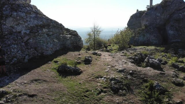 Mount Zbor&oacute;w in Kroczyce, Poland