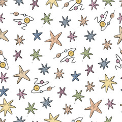 seamless pattern,  wrapping paper, space for children
