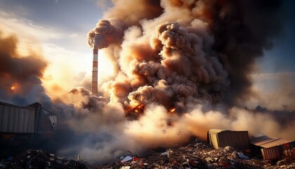 waste disasters; air pollution