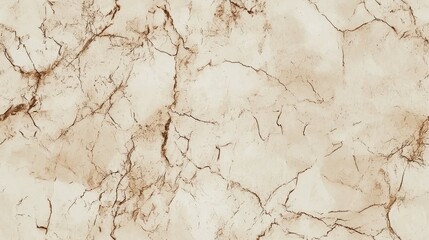 Elegant Seamless Marble Design in Soft Beige with Intricate Brown Veining for Refined Interiors