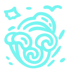 Fototapeta premium background with waves