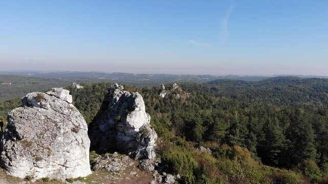 Mount Zbor&oacute;w in Kroczyce, Poland