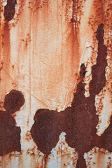 Rusty industrial surface