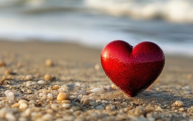 Fototapeta premium Heart. Valentines day. Red heart