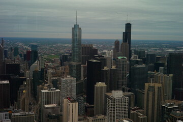 Obraz premium Chicago's skyline