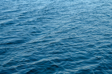 blue water lake close up structure design