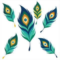 set of feathers