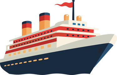ship in the sea