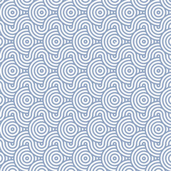 Fototapeta premium Seamless pattern with swirls. Vector illustration for your design
