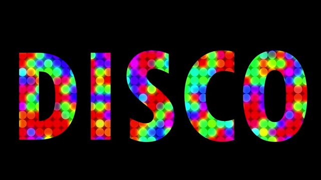 Disco colorful light effects on dark background. retro lights. colorful bokeh lights effect. 2025 light effects, 2025 led lights 