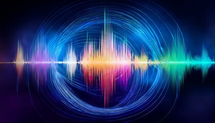 abstract background with glowing lines