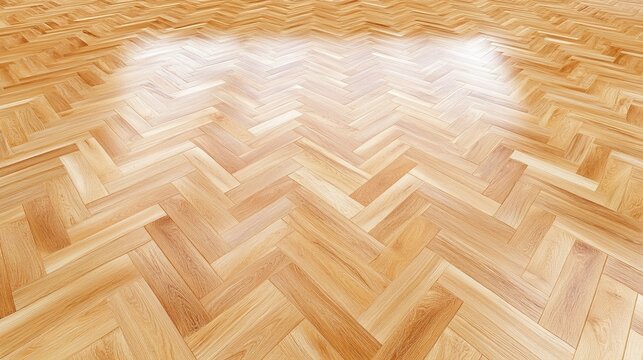 Light wood parquet floor, background.