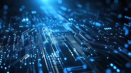 Fototapeta premium abstract structure circuit computer technology business background