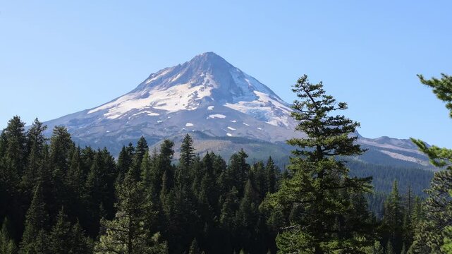 Mount Hood in Oregon in the Fall