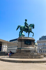 Naklejka premium Statue of Archduke Albrecht in Vienna, Austria