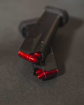 9mm magazines with bullets