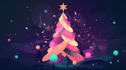 Holiday Season Christmas Tree