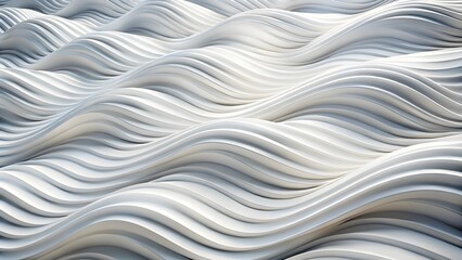 Obraz premium seamless white wave texture on a soft abstract background