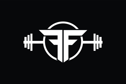 F T F FT TF FTF FF VT VF TFV FTT VTF TVF FVT VFT initial logo design vector symbol graphic idea creative, gym and fitness.