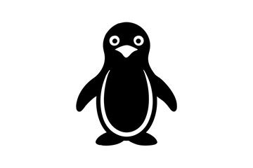 penguin cartoon isolated on white