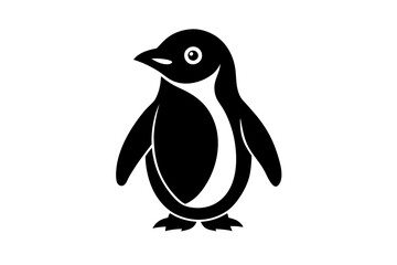 penguin on a white background