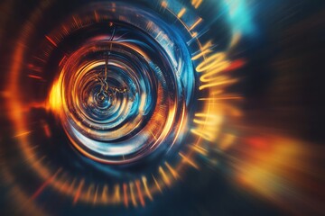 Obraz premium The Passage of Time, The Passage of Time, Concept of time, clock. 