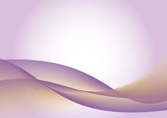 紫のフラデーションウェーブ素材