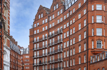 Elegant old apartments in central London