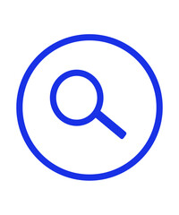 vector magnifying icon