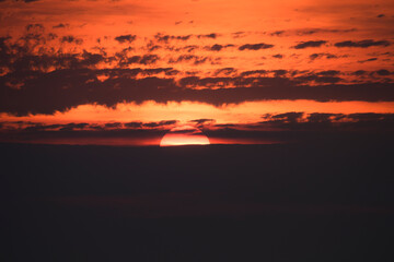 sunset over the Serengeti