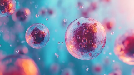 Cellular Aging and Oxidative Stress, an in-depth analysis of oxidative stress variations in young and old cells, illustrating the impact of aging on cellular health and function