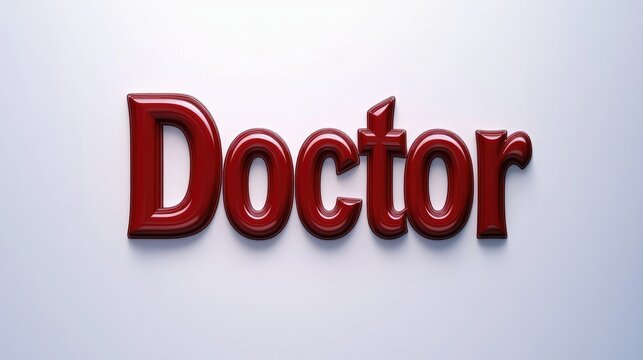 Professional care: text representing a doctor, embodying expertise and dedication in healthcare, designed to highlight role and significance of medical professionals in promoting well-being, health