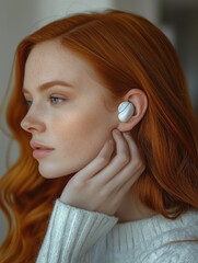 Fototapeta premium People Receiving hearing aid fittings