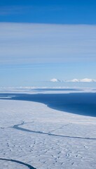 all north pole south related things  iceberg ice berg bear polar sea concept blue sky ocean symbol freeze ecology underwater melting science arctic warming global antarctic background danger water