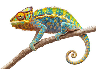 Chameleon Isolated on Transparent Background PNG
