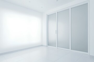 Fototapeta premium empty white room