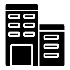 Fototapeta premium Enterprise icon with glyph style
