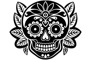 Decorative Calavera Skulls Embracing Mexican Culture and Celebrations