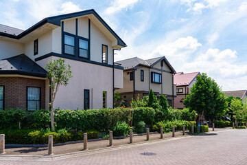 戸建住宅の風景