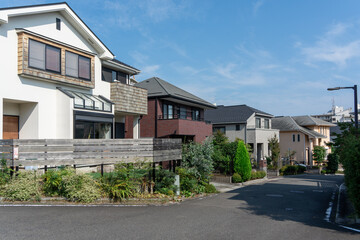 戸建住宅の風景