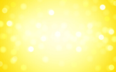 Golden Glow Bokeh. Bright Yellow Light with Soft Lens Blur Effect, Background decoration