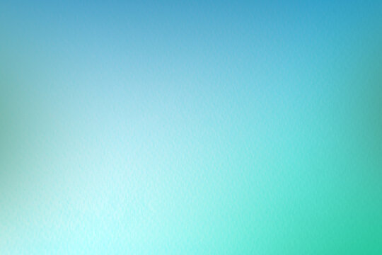 Shine plain light blue tone color gradation with green mint shade paint on blank environmental friendly cardboard box paper texture background with space