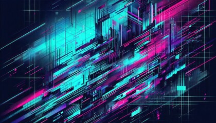 Glitch art , background.