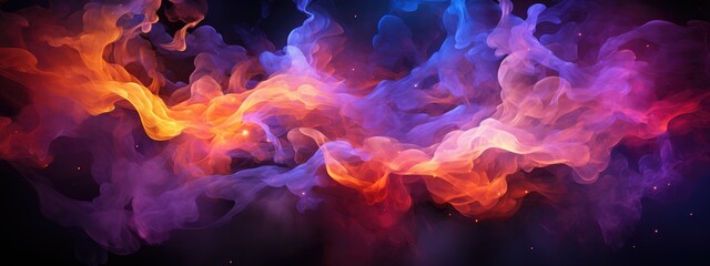 Fototapeta premium Creative canvas, abstract background wallpaper banner, featuring dynamic and imaginative elements that inspire creativity and evoke emotions, enhancing the visual appeal of digital projects