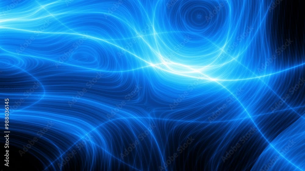Aufkleber abstract blue strings background. loop 4k video